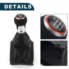 6 Speed Manual Shift Knob with Boot Cover No. 8K0863278H for Audi A5 (2008–2017)
