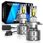 H4 LED Headlight Bulbs for Car Trucks (6500K, 500% Brighter)