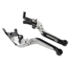 Extendable Brake Clutch Levers for Kawasaki ZX1400 ZX14R ZZR1400 (2006–2017) Silver