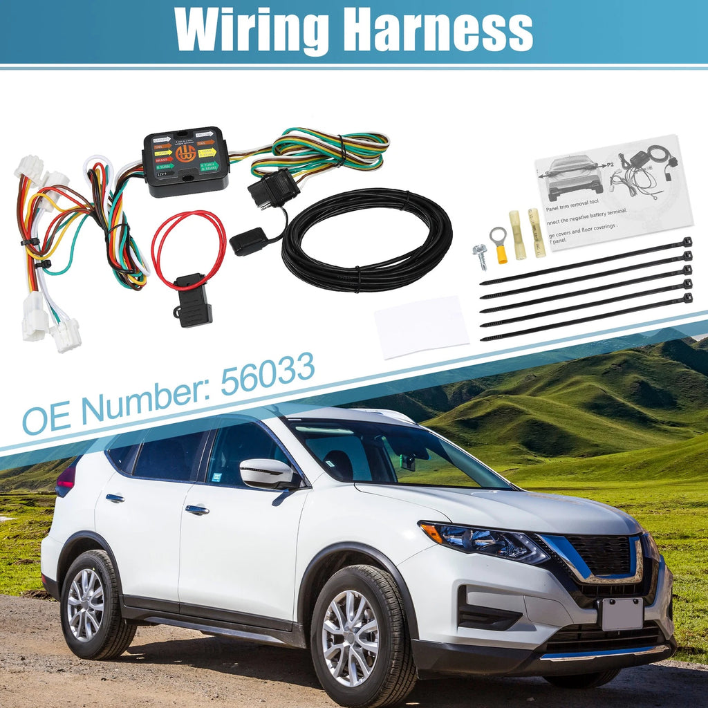 Set of 1 Trailer Wiring Harness 56033 for Nissan Rogue (2008–2020)