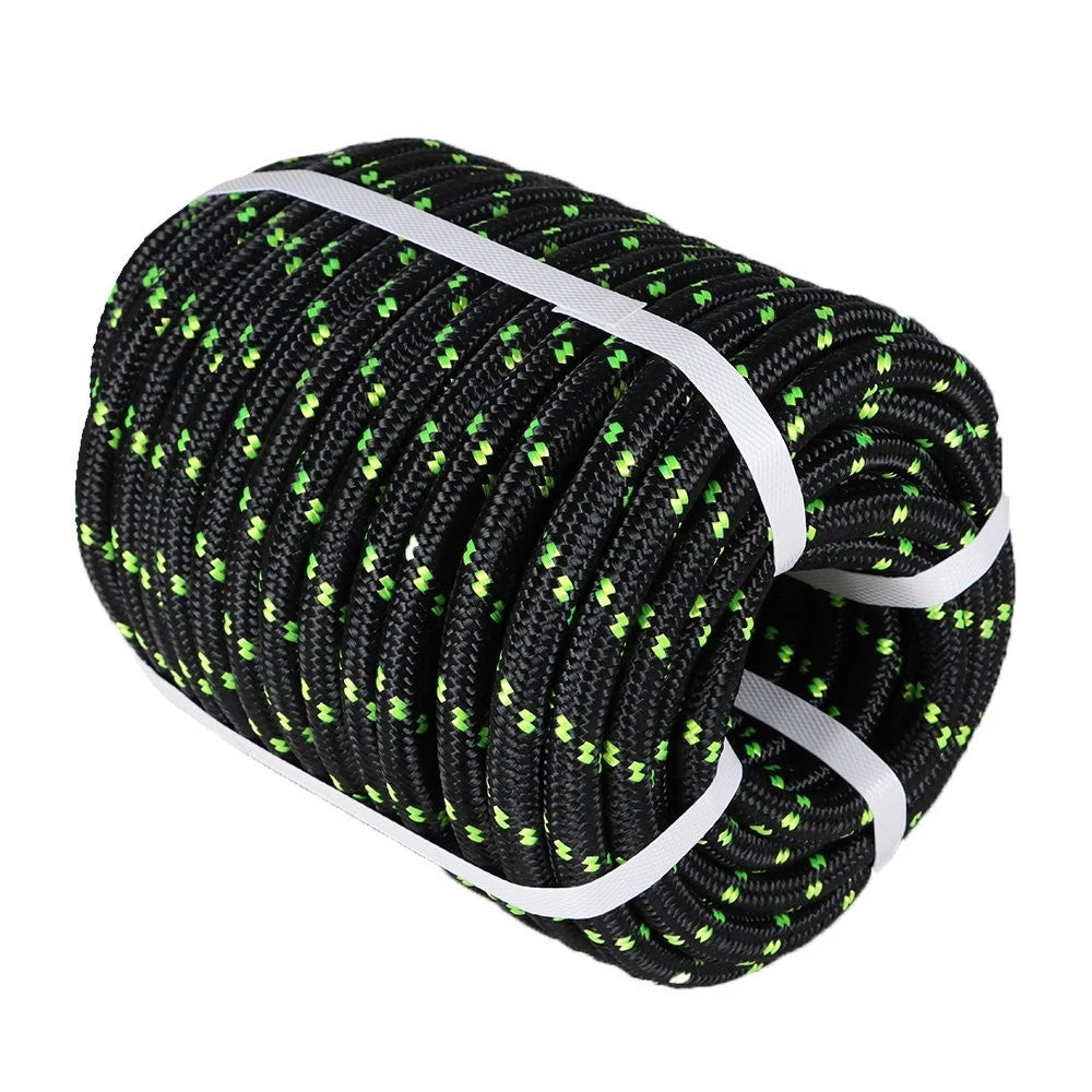Set of 4 Heavy Duty Braid Polyester Arborist Bull Tree Ropes 200FT