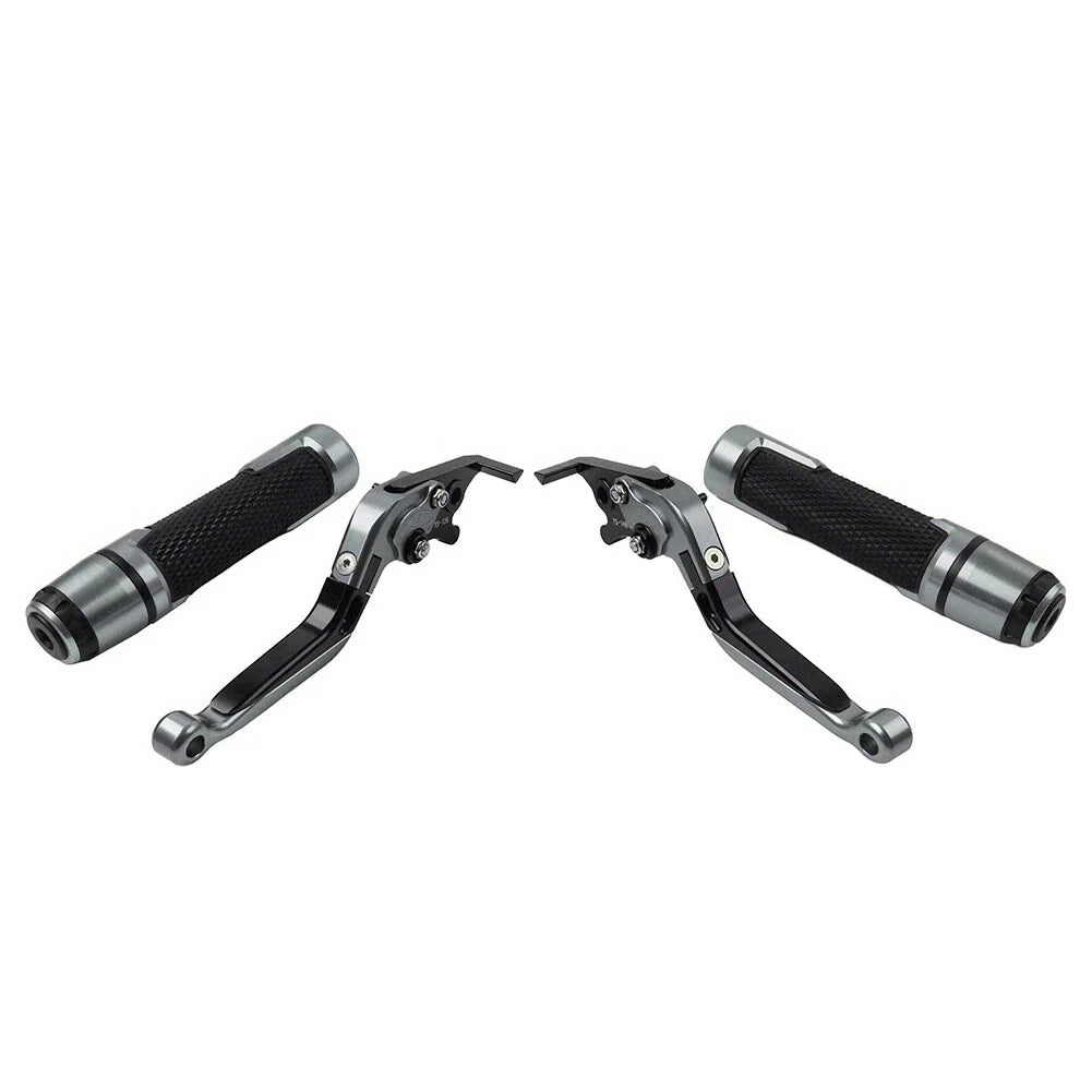 Extendable Brake Clutch Levers & Handlebar Grips for Suzuki GSXS125 (2017-2023)