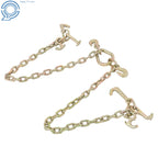 36'' Chain V Bridle with RJT Hook for Tow Truck Trailer Hitches (5400 lbs)