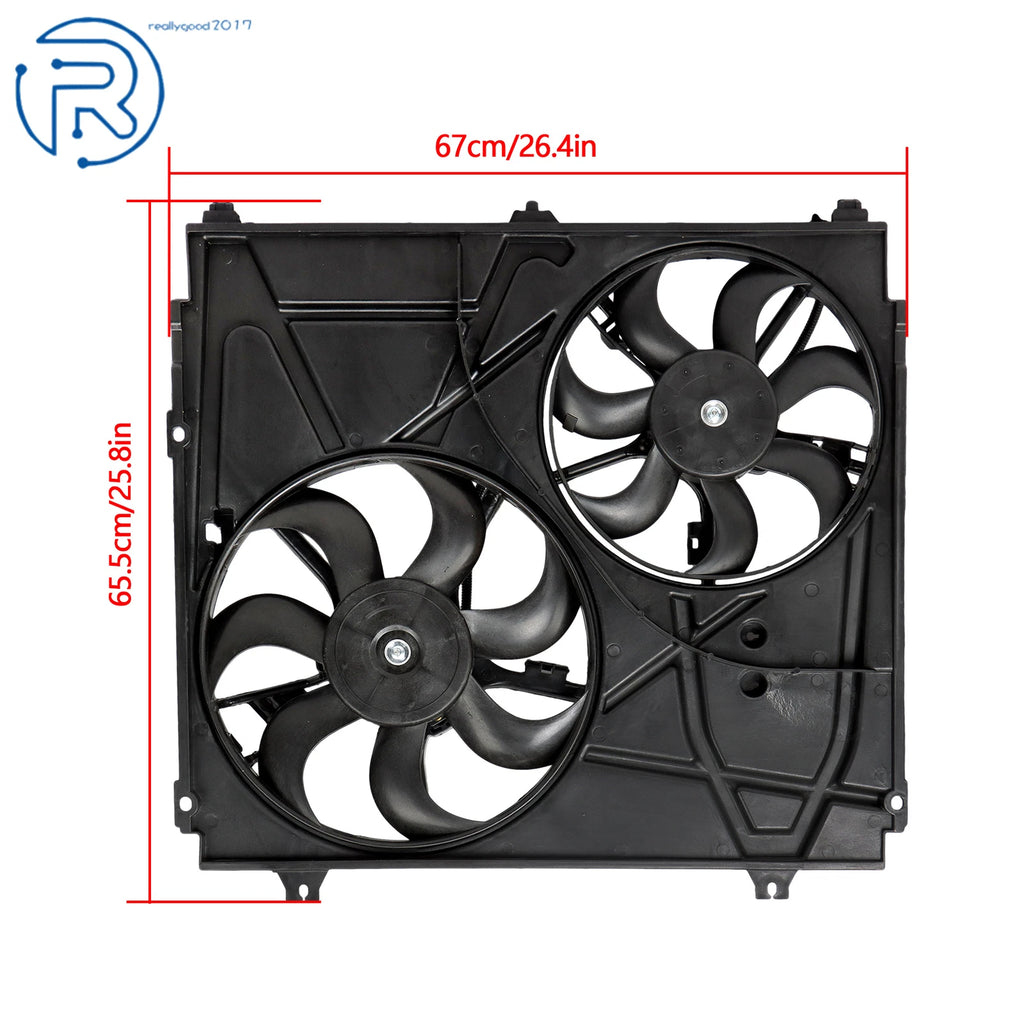 Radiator Cooling Fan Assembly for Kia Sorento (2003-2006)