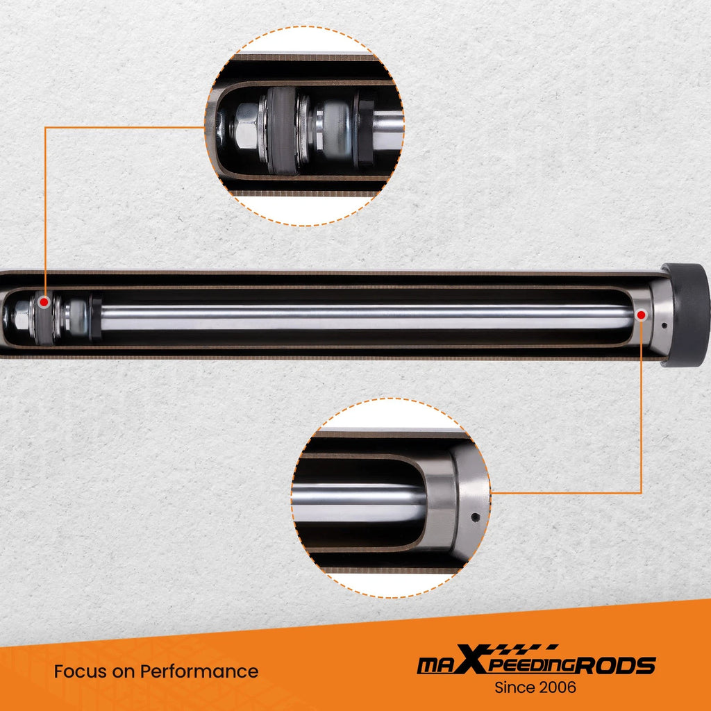 Set of 2 Rear Shock Absorbers for Jeep Wrangler JK Unlimited (2007–2018)