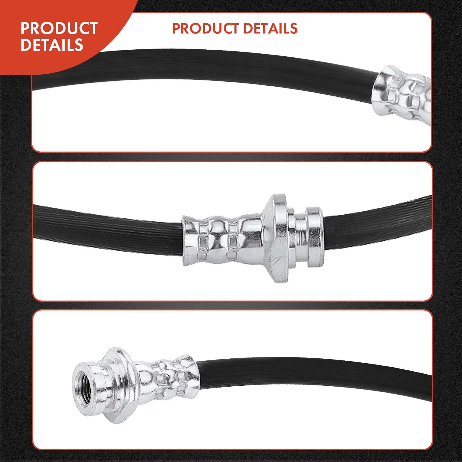 Rear Brake Hydraulic Hose for Chevrolet Sprint (1989–1991)