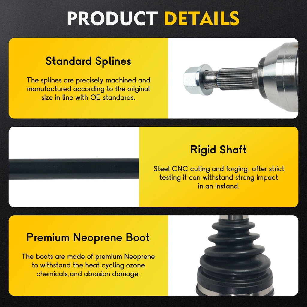 Front Left CV Axle Shaft Assembly for Nissan Juke (2011–2017)