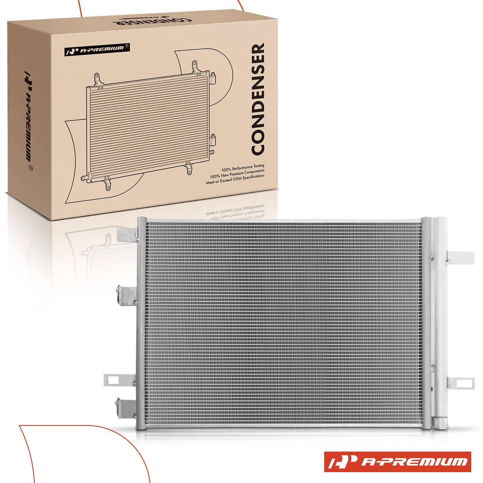 A/C Condenser with Receiver Drier & Bracket for Benz V177 W118 X156 X247