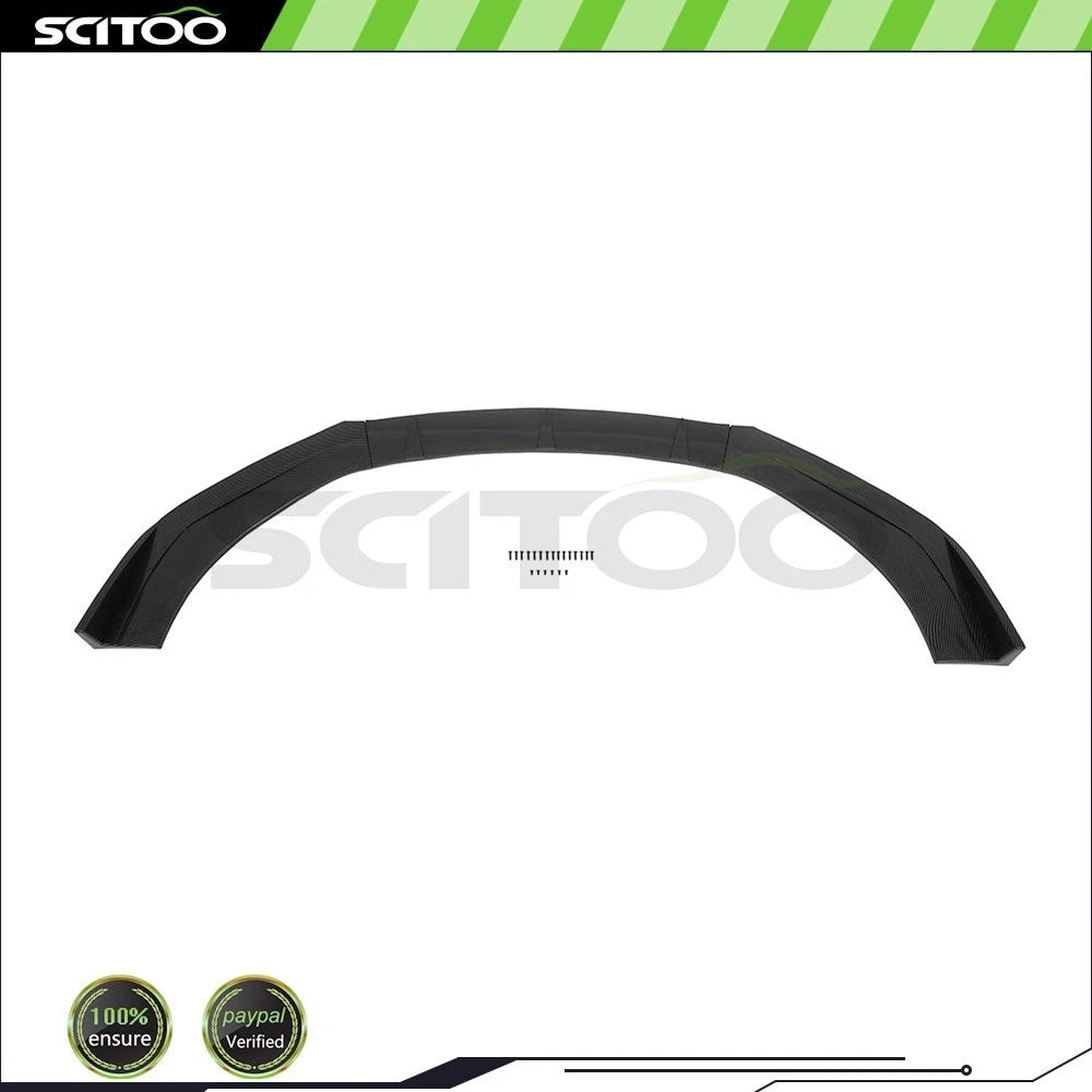 Carbon Fiber Print Front Bumper Lip for Subaru WRX STI (2015–2020)