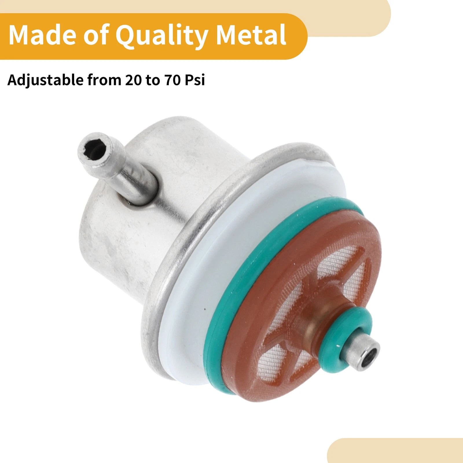 Fuel Pressure Regulator for Chevrolet Silverado 1500 (1999–2006) No.89060422