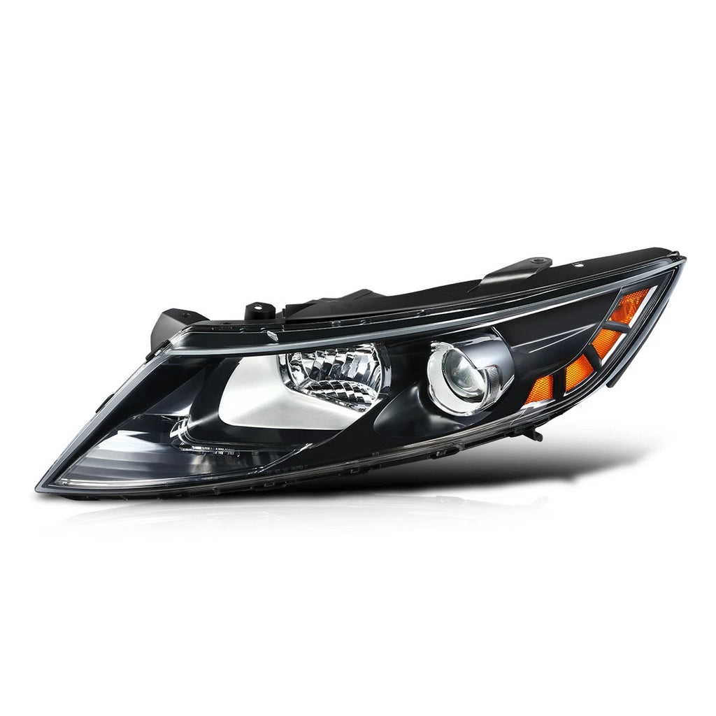 LED DRL Headlights for Silverado 1500 2500 3500 (2003–2006) Black/Amber