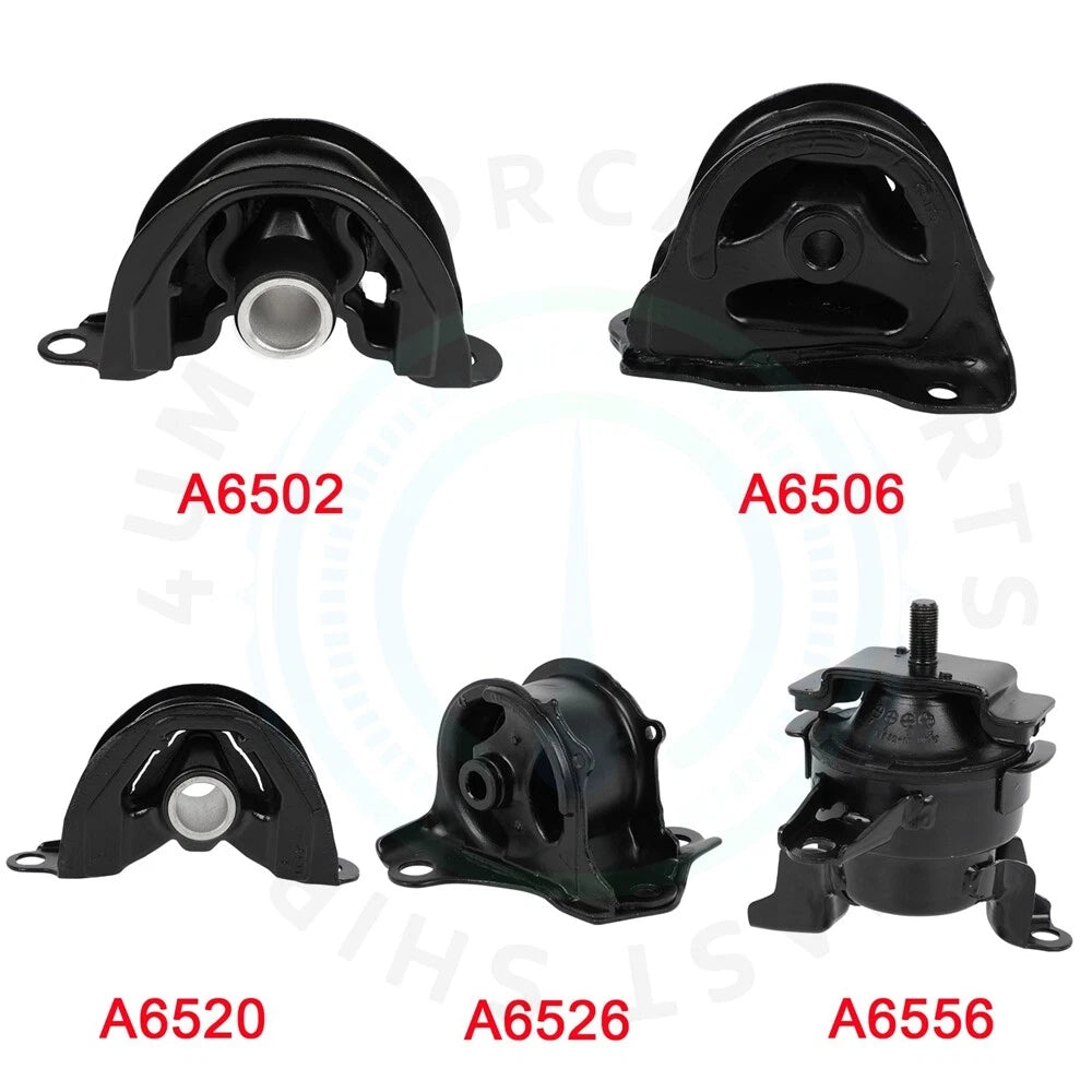 Set of 5 Engine Motor Mounts for Honda Civic (1996–2000) 1.6L