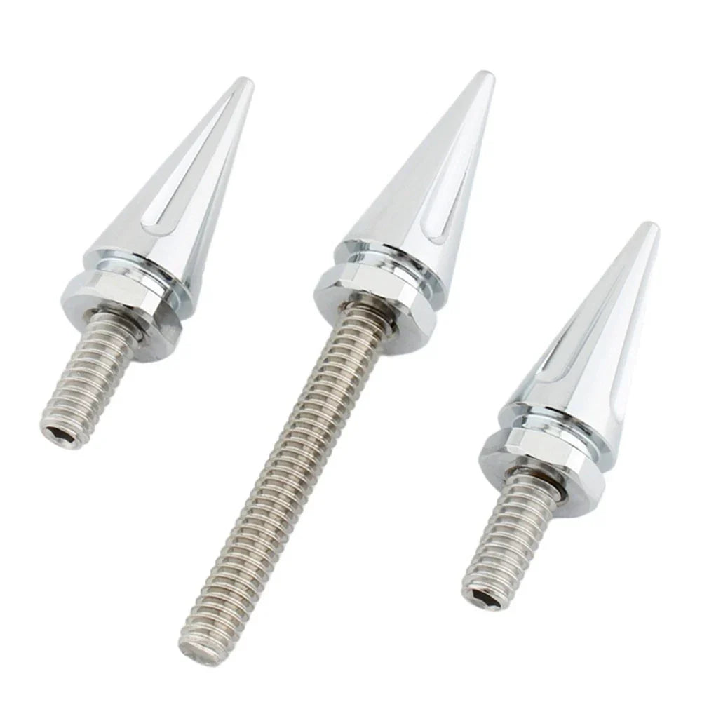 3 x Windshield Chrome Screws for Harley Electra Glide, Street Glide (2014+)