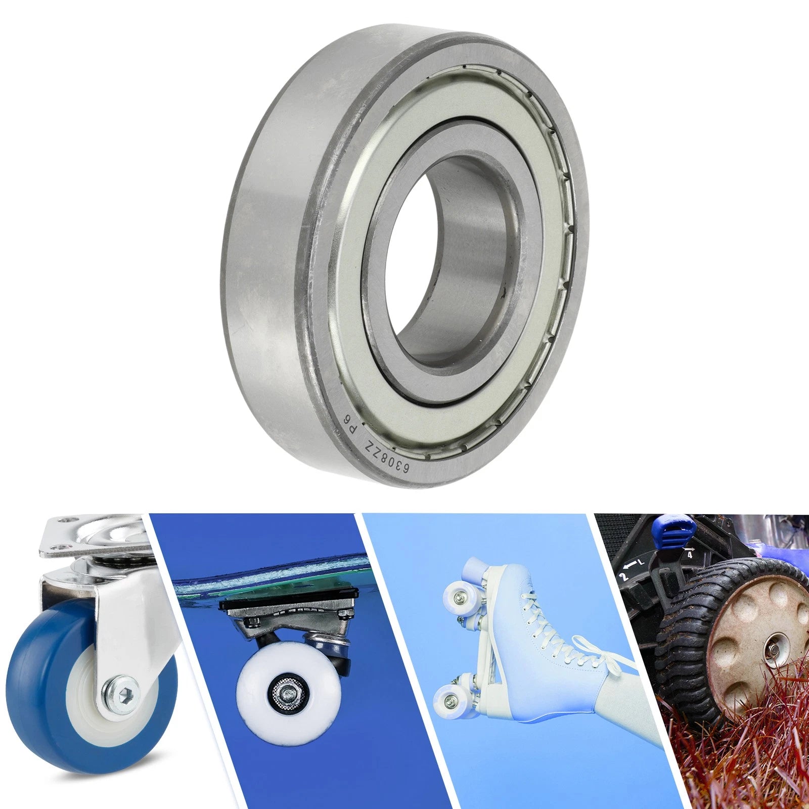6308ZZ Deep Groove Ball Bearing for Scooter Skateboard Wheel (P6)