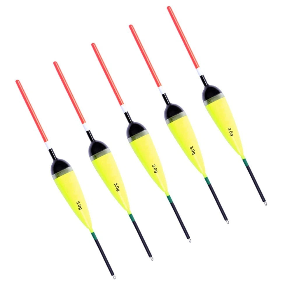 5pcs Lightweight Fishing Floats for Shallow Water