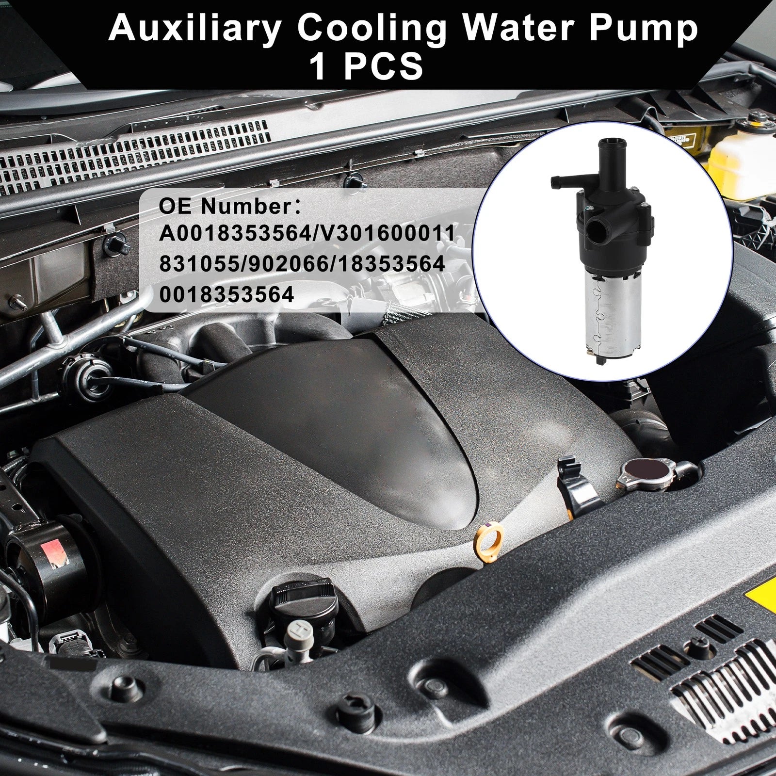Auxiliary Cooling Water Pump for Mercedes-Benz C43 AMG (1998–2000) No.A0018353564