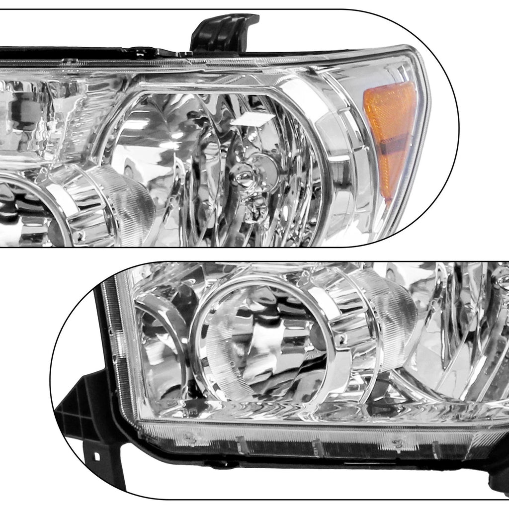Pair of Headlights for Toyota Tundra (2007–2013) & Sequoia (2008–2017)