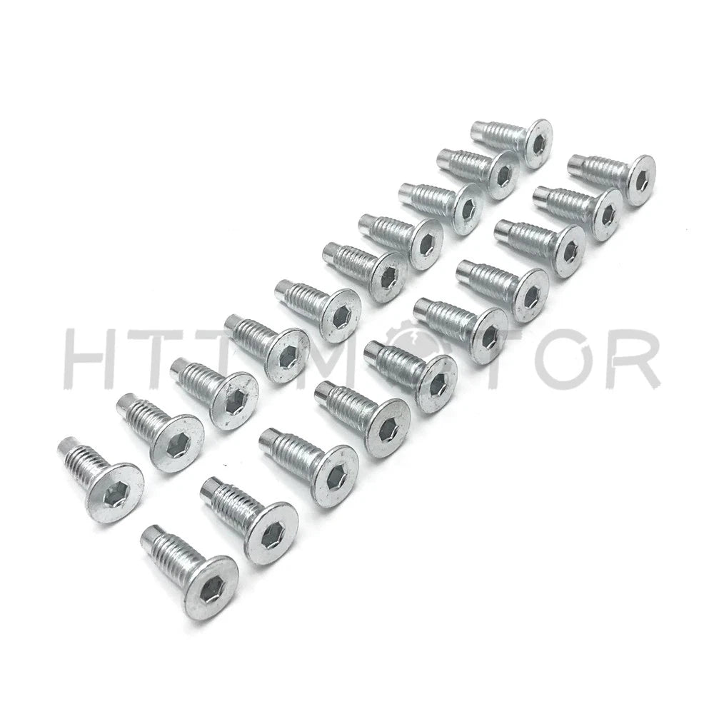 Set of 20 Windshield Hinge Allen Bolts for Jeep CJ YJ TJ Wrangler (1976–2006)