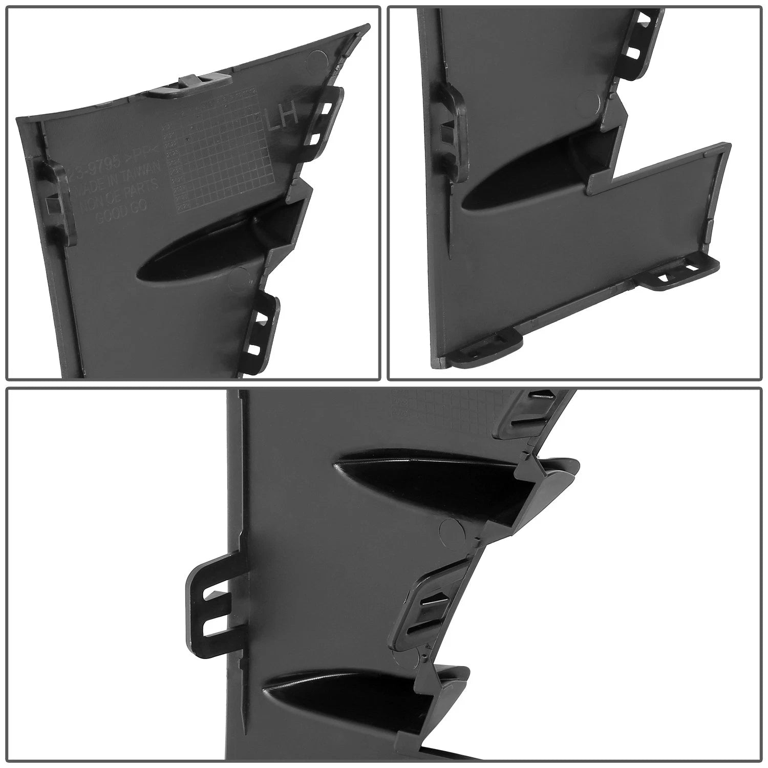 Chrome Front Bumper Cover Molding for Mercedes-Benz GLC300 (2016–2019)