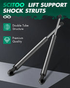 2X Front Hood Lift Supports for BMW E60 525i 528i 530i 535i 545i 550i (2004–2010)