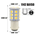 27-SMD BA15D AC/DC 24V Blue Lights for Marine Boat Interior