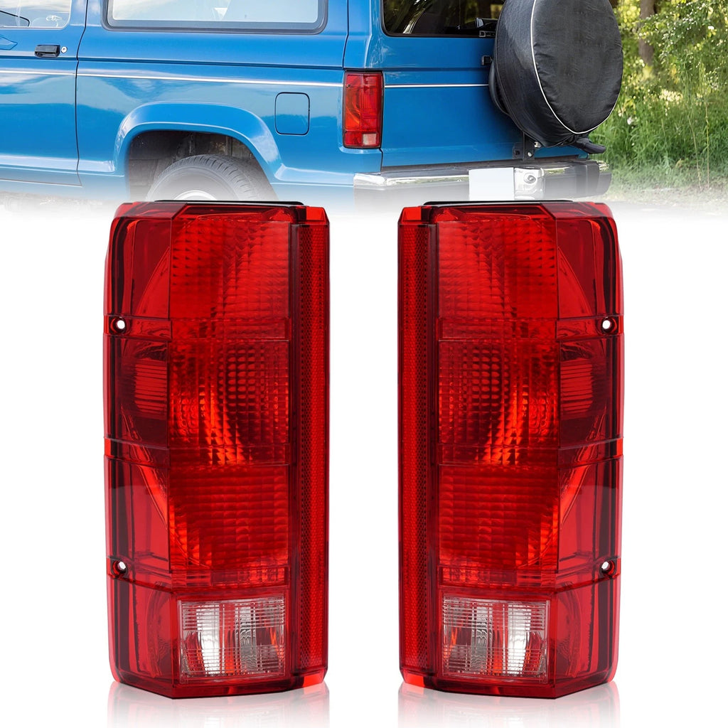 Rear Tail Lights for Ford F-150/F-250/F-350/Bronco (1980–1986)