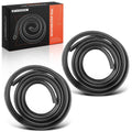 2Pcs Rear Side Inner Door Window Weatherstrip Seal for Ford F-150 