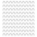Set of 100 15" Rubber Tarp Strap Tie Down for Flatbed Truck