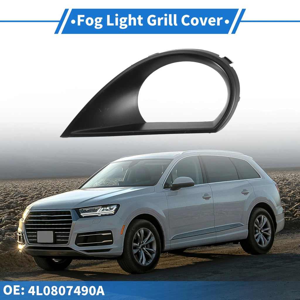 1pc Fog Light Grill for Audi Q7 (2010–2015) No. 4L0807490A, ABS