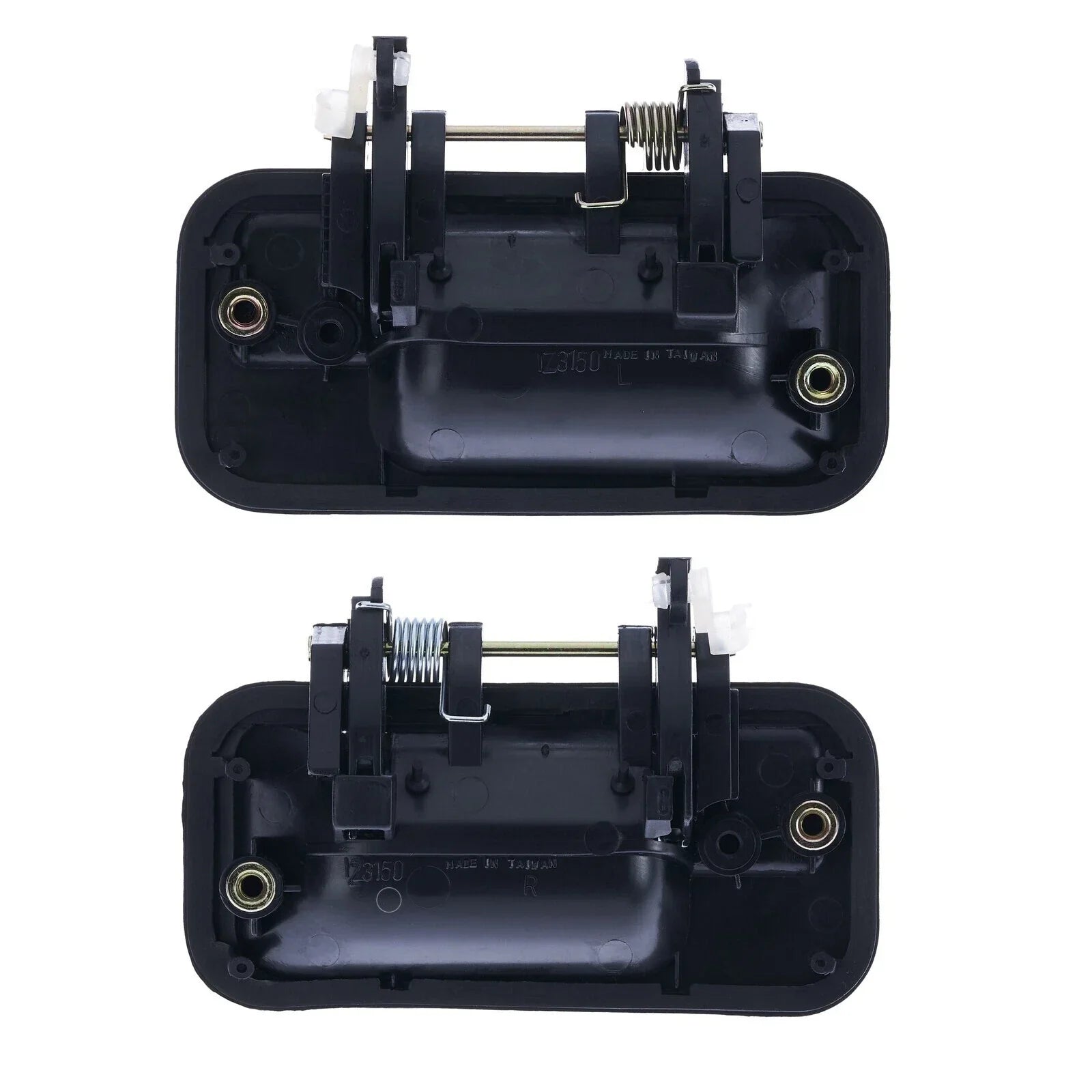 Front Left & Right Outer Door Handles 4pc Black for Holden Rodeo (1988–2003)