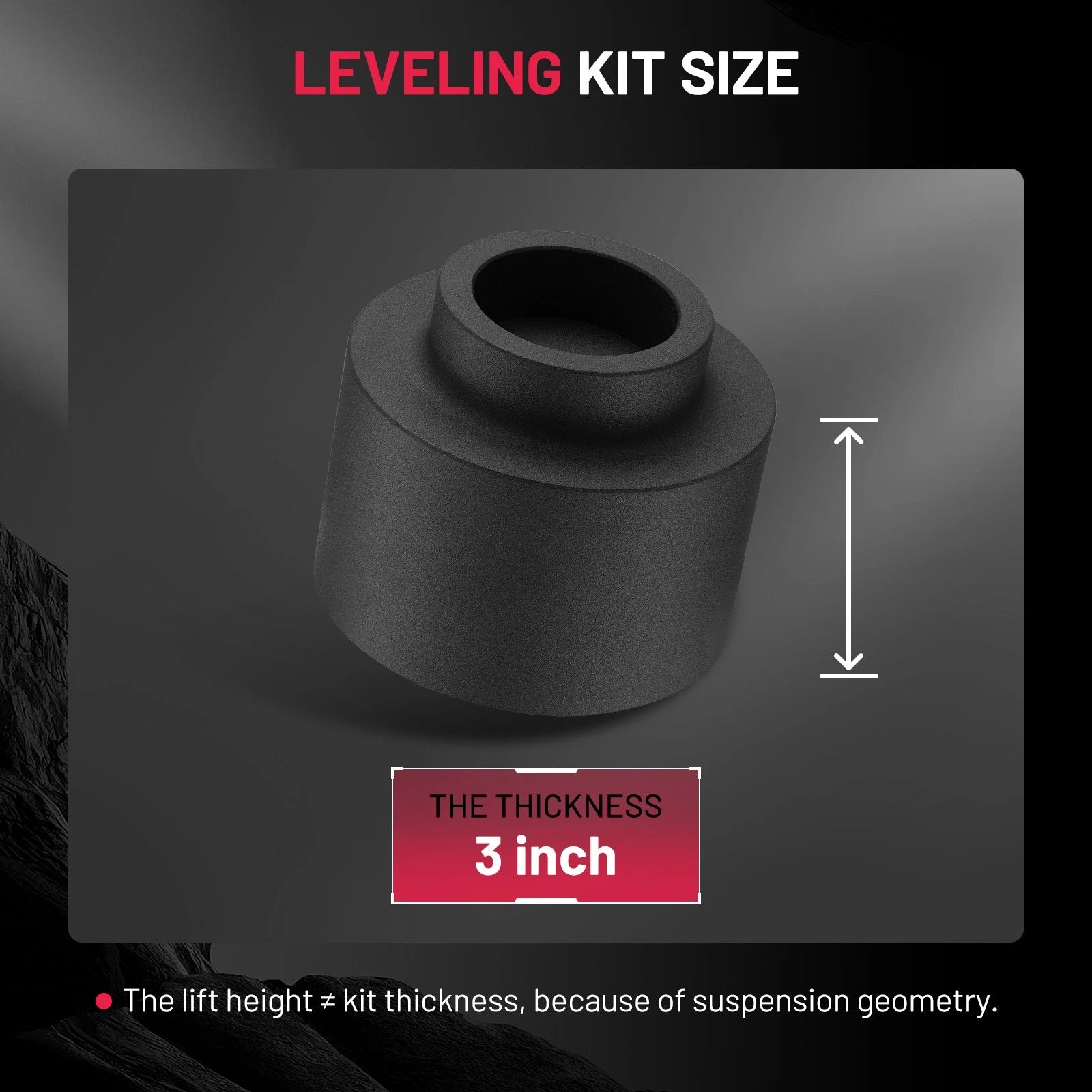 3" Rear Leveling Lift Kit for Ram 1500 (2013-2019)