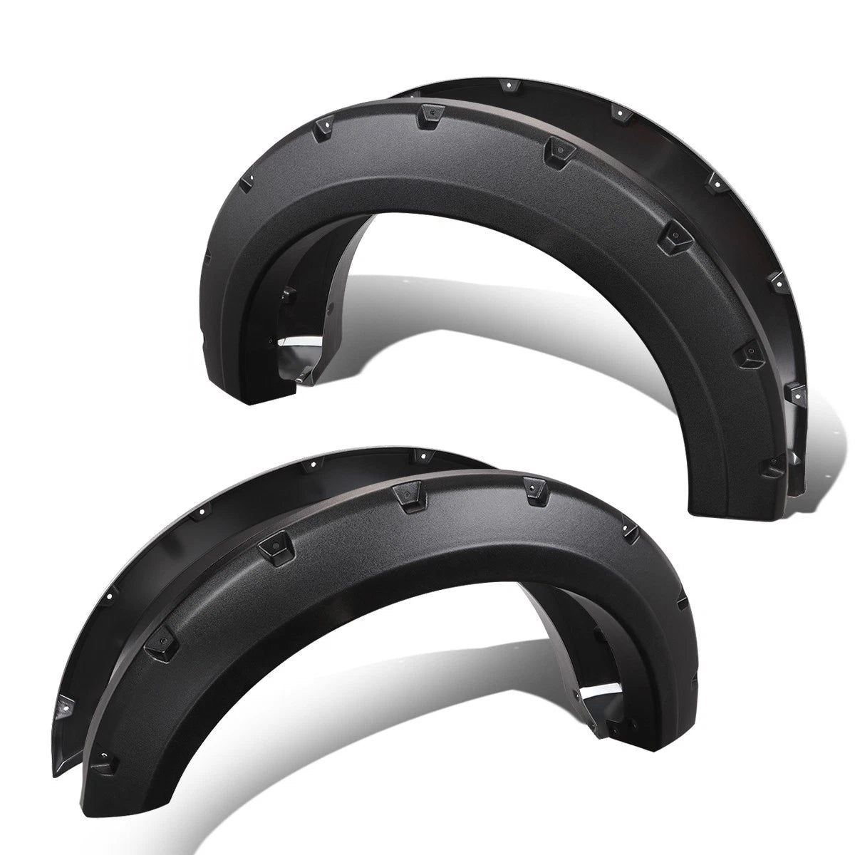 Set of 4 Pocket-Rivet Wheel Fender Flares for Ford F150 (2015–2017)