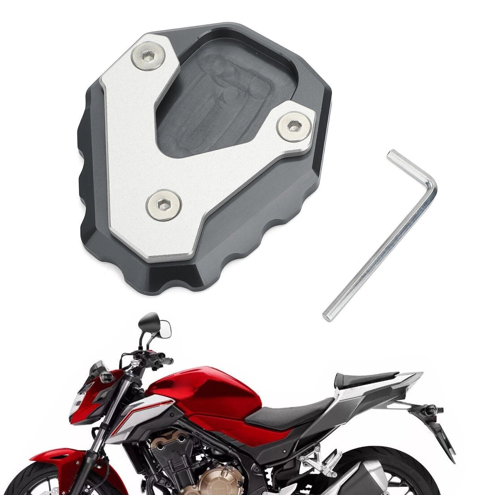 Side Stand Extension for Honda CB500X (2019) - Titan Color