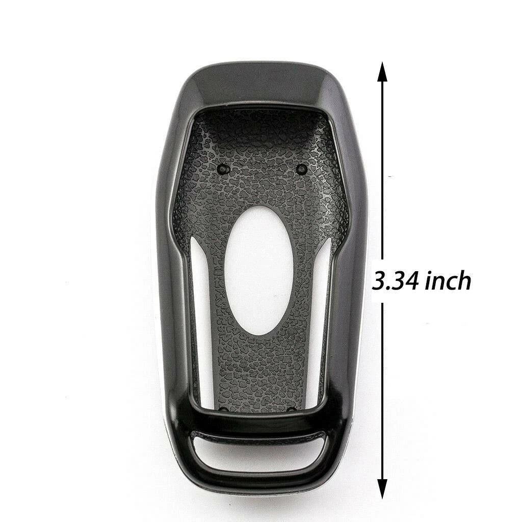 Glossy Black Smart Remote Key Fob Shell Cover for Ford Lincoln (2015-2019)