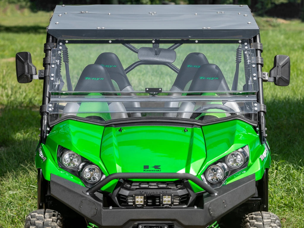 Scratch Resistant Flip Windshield for Kawasaki Teryx 800 / 4 (2016–2023)