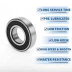 Deep Groove Ball Bearing 6206VV for Scooter Skateboard Wheel (30x62x16mm)