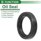 Set of 5 Oil Seal TG4 Lip Seal Ring NBR Rubber 30x42x8mm