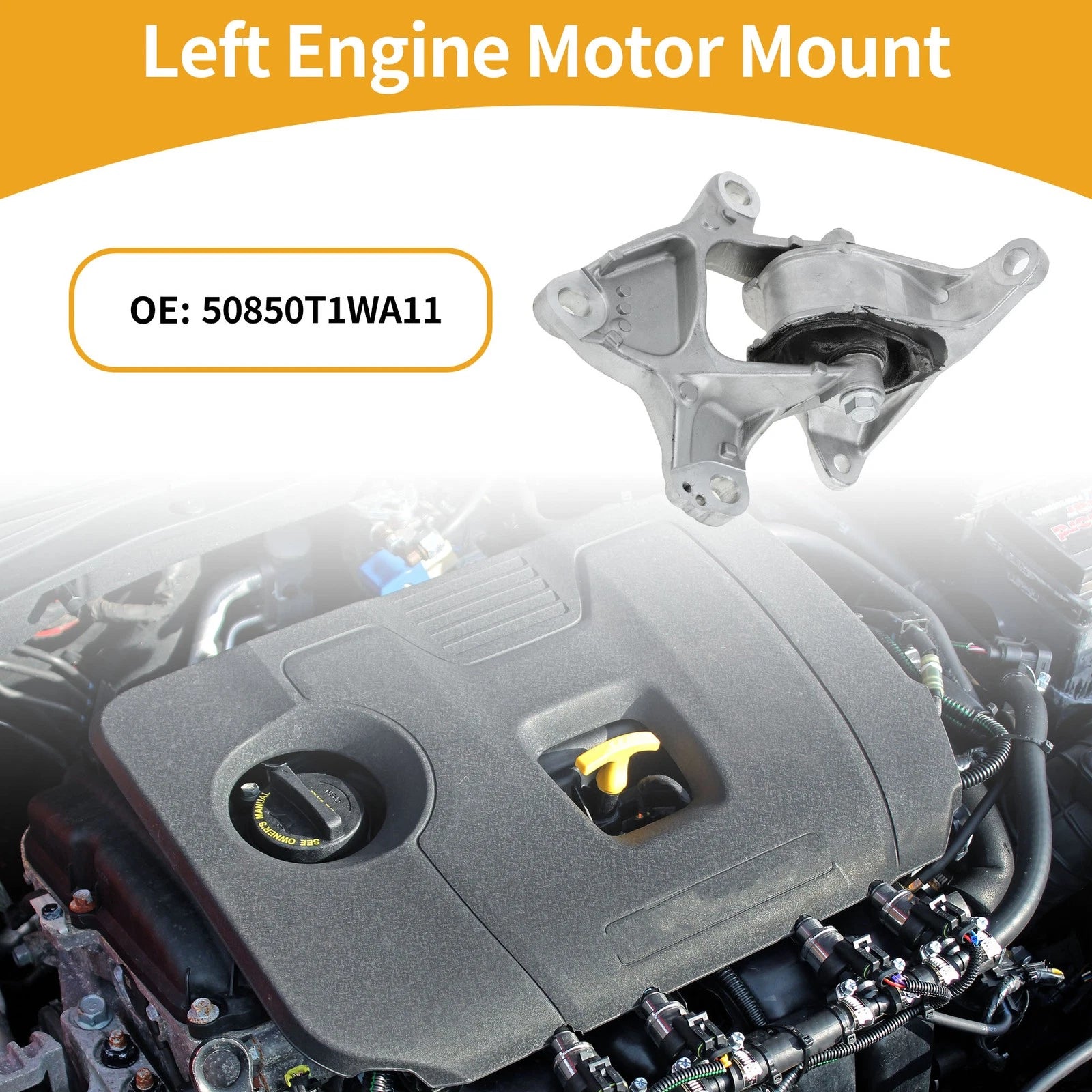 Engine Motor Mount for Honda Civic CRV (2012–2017) 2.4L CVT RM_
