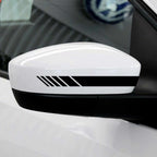 Black Vinyl Reflect Decals for Mercedes-Benz W204 W212 (2007-2015)