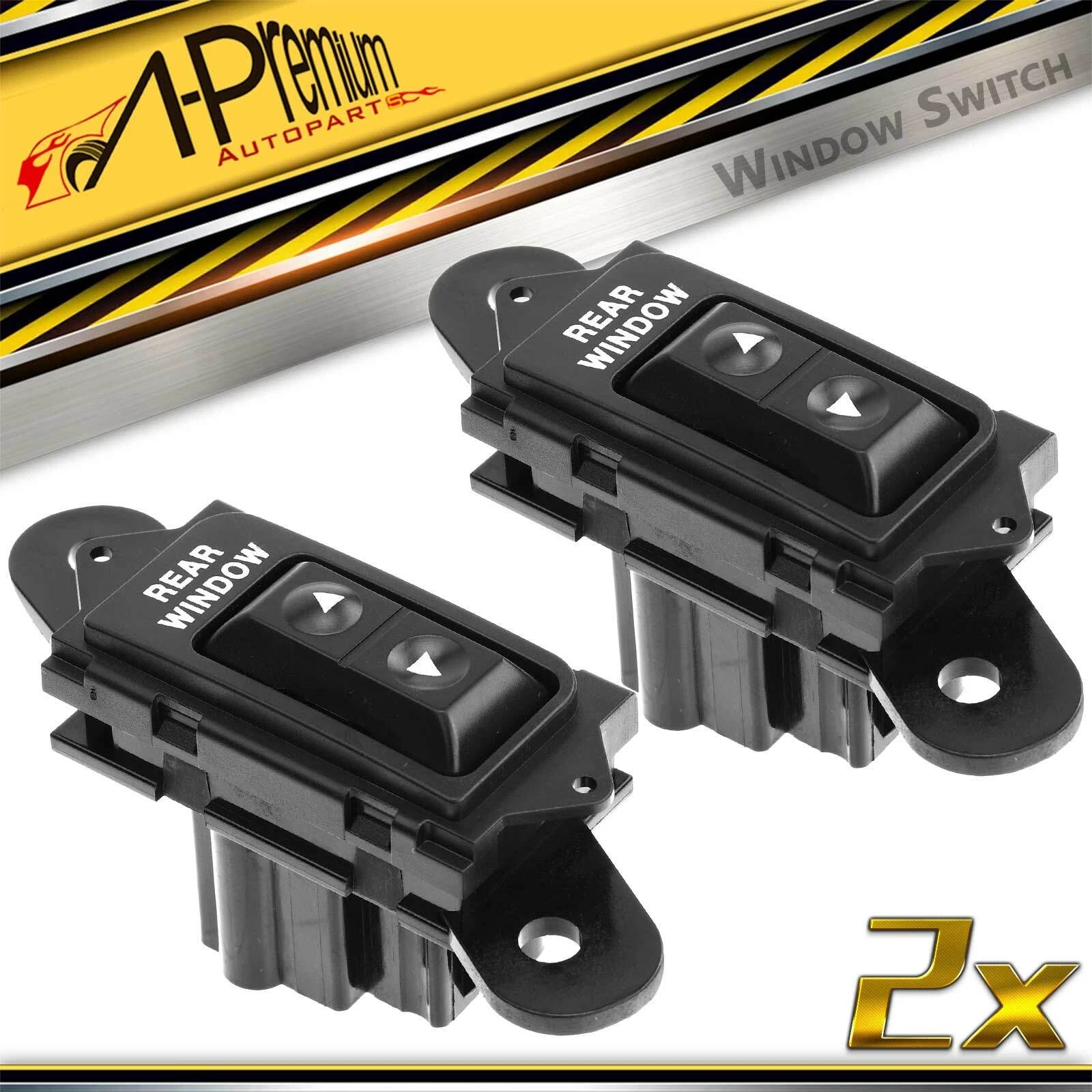 2X Front Power Window Switch for Ford Aerostar Bronco (1991–1996)