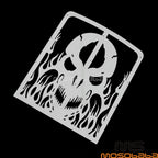 Skull Stainless Radiator Grill Cover for Yamaha YFZ350 Banshee (1987-2012)