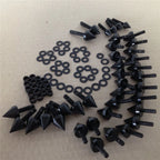 Black Spike Fairing Bolts Kit for Yamaha YZF R6/R6S (2003–2010)