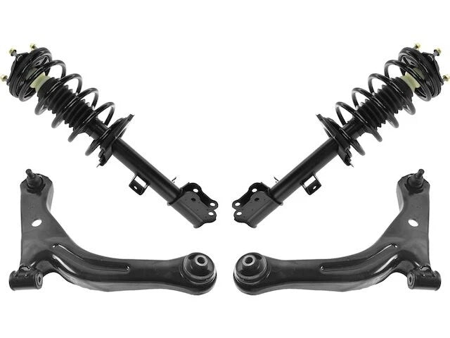 Front Strut Coil Spring and Control Arm Kit for Mazda Tribute (2001–2007)