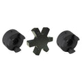 Set of 2 Flexible L-Jaw Couplings for 1" Shafts (L095)