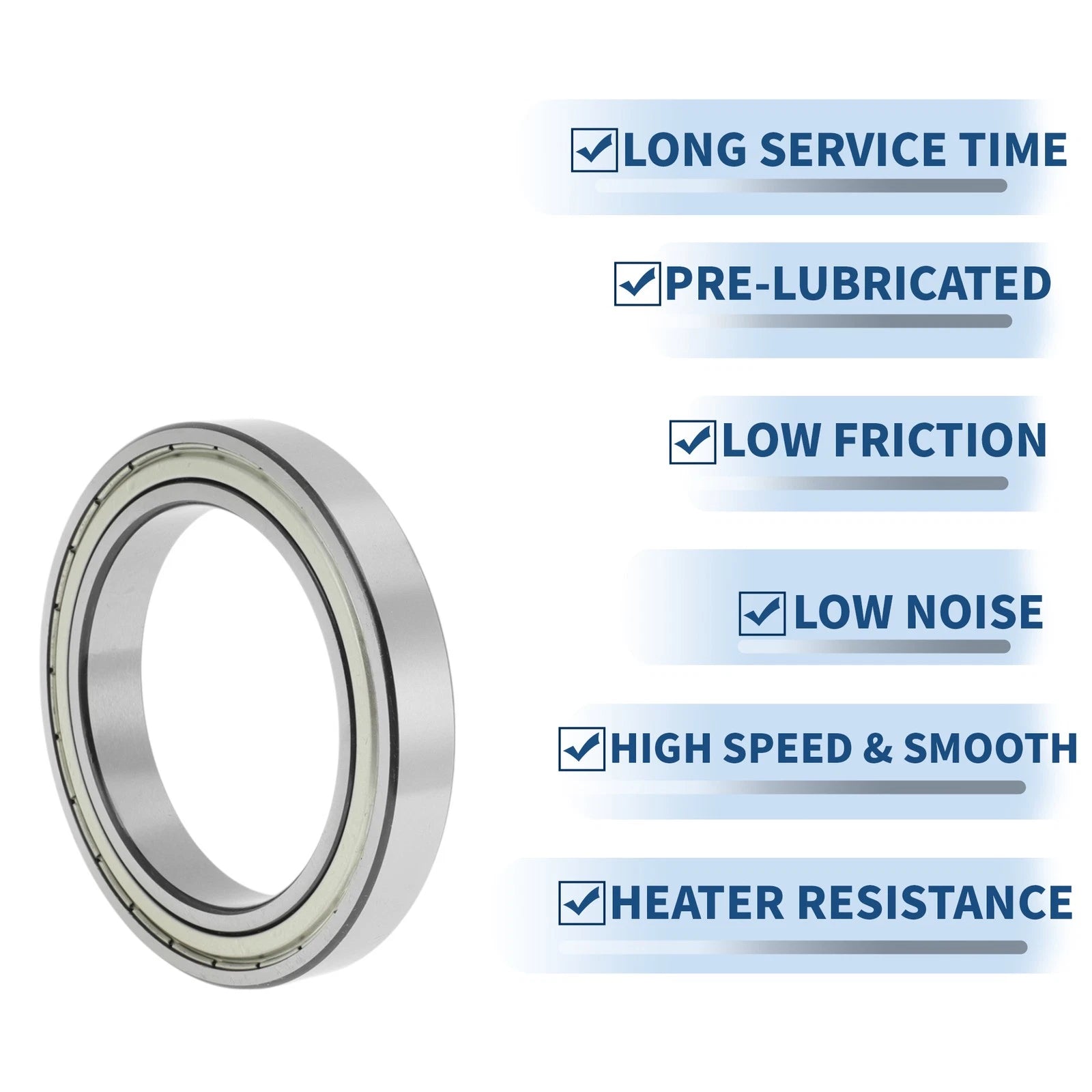 Deep Groove Ball Bearings 6917ZZ for Scooter Skateboard Wheel (85x120x18mm)
