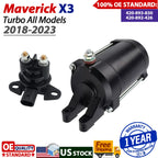 Starter for Can-Am Maverick X3 Turbo (2018–2023) with Relay