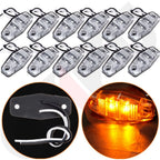 12pcs 12V 2 Diode Mini Sealed Trailer Light for Truck Side Marker Lamp