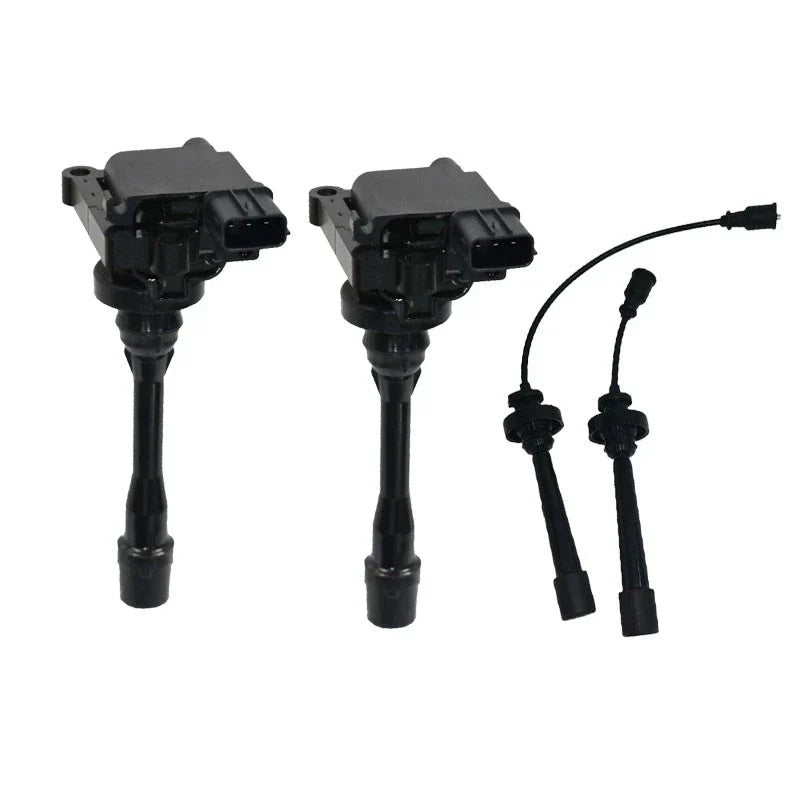 Ignition Coil Pack & Lead Kit for Mitsubishi Pajero IO 1.6L 1.8L 2.0L (1999-2003)