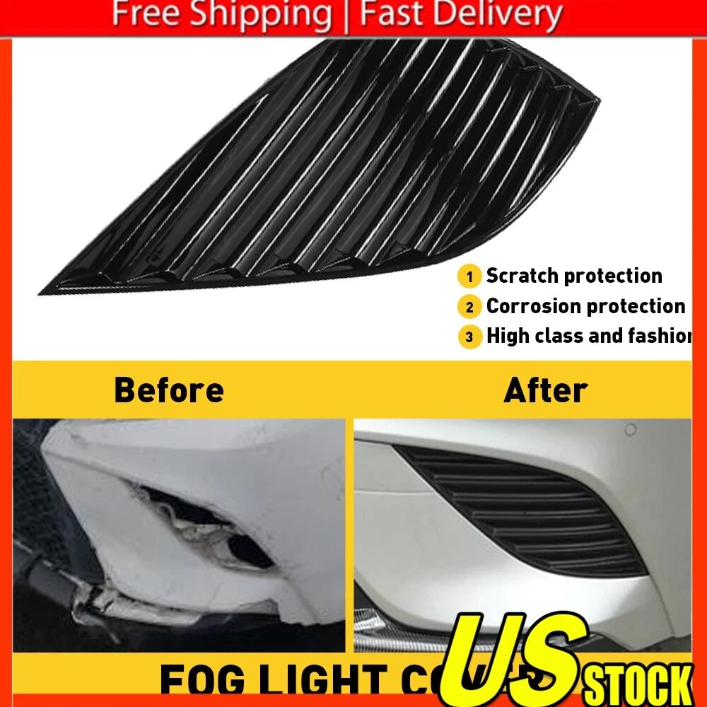 Driver Side Front Bumper Fog Light Cover for Toyota Camry (2018â2020)