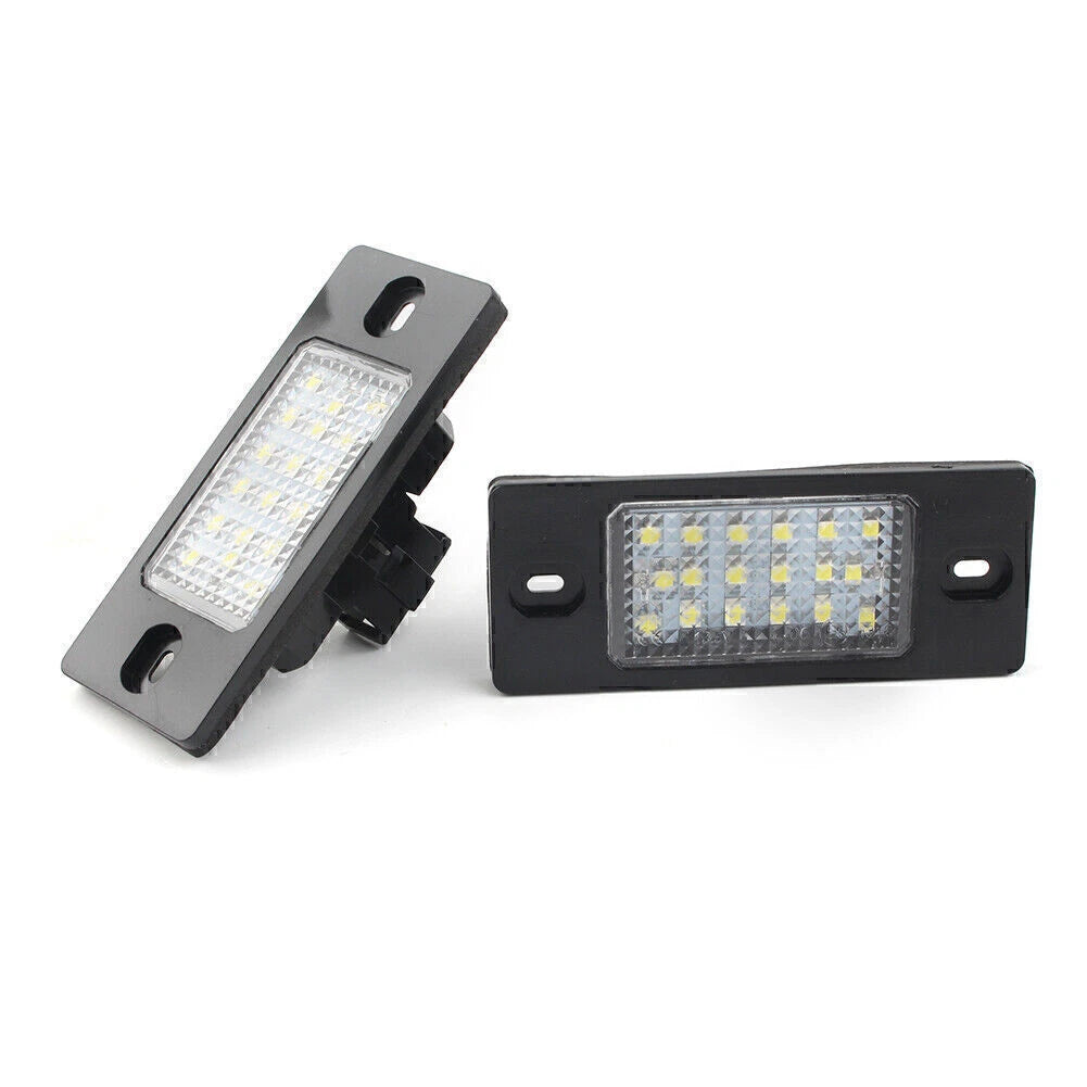 18-SMD LED License Plate Lamp for VW Touareg (2003–2010), Tiguan (2009–2015), Golf 5